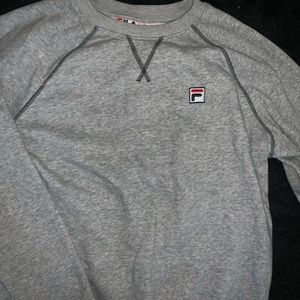 Grey Fila crew neck